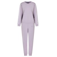 EA7 EMPORIO ARMANI COMPLETO LILLA FELPA/PANTALONE DYNAMIC ATHLETE IN TESSUTO TECNICO NATURAL VENTUS7	