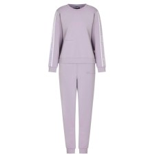 EA7 EMPORIO ARMANI COMPLETO LILLA FELPA/PANTALONE DYNAMIC ATHLETE IN TESSUTO TECNICO NATURAL VENTUS7	