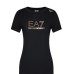 EA7 EMPORIO ARMANI ABITO BLACK A MANICA CORTA EVOLUTION IN JERSEY IN MISTO COTONE E MODAL STRETCH