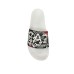 EA7 EMPORIO ARMANI CIABATTA DA UOMO BIANCA CON STAMPA ALL OVER