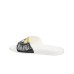 EA7 EMPORIO ARMANI CIABATTA DA UOMO CON STAMPA ALL OVER NERA 