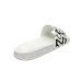 EA7 EMPORIO ARMANI CIABATTA DA UOMO BIANCA CON STAMPA ALL OVER 