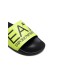 EA7 EMPORIO ARMANI CIABATTA DA UOMO NERA E GIALLO FLUO 
