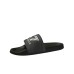EA7 EMPORIO ARMANI CIABATTA DA UOMO BLU CON LOGO LETTERING BIANCO 