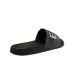 EA7 EMPORIO ARMANI CIABATTA DA UOMO BLU CON LOGO LETTERING BIANCO 