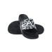 EA7 EMPORIO ARMANI CIABATTA DA UOMO NERA CON STAMPA BLACK/WHITE 