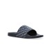 EA7 EMPORIO ARMANI CIABATTA DA UOMO BLU CON FASCIA INTERAMENTE LOGATA 