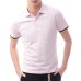 K-Way Polo Rosa Vincent in piquet di cotone stretch