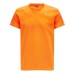 K-Way T-shirt arancione in jersey di cotone a manica corta 