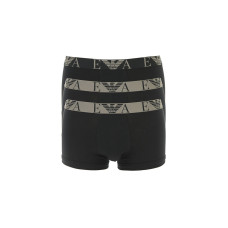 Emporio Armani Set 3 Boxer in cotone elasticizzato con vita elastica e logo bold monogram 