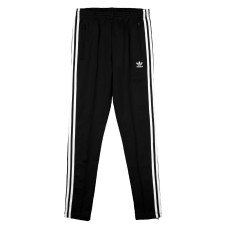 Adidas Originals Pantalone di tuta nero con logo lettering 