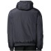 Emporio Armani Giubbotto Blu Navy reversibile con cappuccio