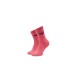 Emporio Armani set 3 paia di calze Bianche, Nere e Fucsia unisex realizzate in spugna di cotone con logo jacquard