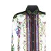 Versace Jeans Couture Camicia Multicolor da Donna con logo Garden V Emblem