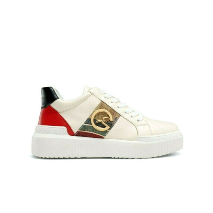 Gattinoni Roma Sneakers da Donna Bianca con logo 