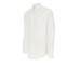EMPORIO ARMANI SHIRT WHITE A MANICA LUNGA CON LOGO AQUILA RICAMATO TONO SU TONO