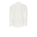 EMPORIO ARMANI SHIRT WHITE A MANICA LUNGA CON LOGO AQUILA RICAMATO TONO SU TONO