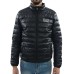 Ea7 Emporio Armani giubbotto da Uomo nero con logo argento 
