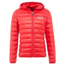 Ea7 Emporio Armani giubbotto rosso da Uomo con cappuccio