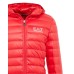 Ea7 Emporio Armani giubbotto rosso da Uomo con cappuccio