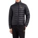 EA7 EMPORIO ARMANI GIUBBOTTO BLACK CON LOGO LETTERING GOLD 