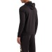 EA7 EMPORIO ARMANI FELPA CON CAPPUCCIO IN COTONE BLACK CON LOGO LETTERING GOLD