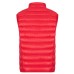 Ea7 Emporio Armani gilet rosso da Uomo con logo argento 