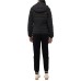 EA7 EMPORIO ARMANI BOMBER JACKET BLACK CON CAPPUCCIO