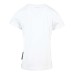 Moschino T-shirt in cotone bianca a manica corta con tasca e logo Teddy Bear ricamato