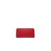 Versace Jeans Couture Portafoglio trapuntato rosso con logo 