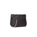 Pollini Borsa a tracolla da Donna in Stampa Heritage Nero/Nero