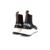 Pollini Sneakers a calza con inserti marroni con stampa Heritage 
