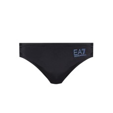 Ea7 Emporio Armani costume slip nero con logo nella parte posteriore e anteriore 