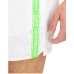 Ea7 Emporio Armani boxer da mare bianco con bande laterali 
