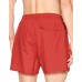 Ea7 Emporio Armani boxer da mare rosso con logo nella parte anteriore 