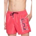 Ea7 Emporio Armani boxer da mare rosso con inserti blu e bianchi