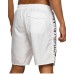 Ea7 Emporio Armani boxer da mare bianco con logo nella parte anteriore 
