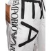 Ea7 Emporio Armani boxer da mare bianco con logo nella parte anteriore 