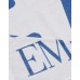 Ea7 Emporio Armani telo da mare bianco e blu 