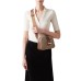 BORBONESE BORSA CAMERA CASE SMALL A TRACOLLA IN NYLON BEIGE/BROWN