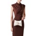 BORBONESE MINI BORSA BAG A TRACOLLA IN LEATHER IN NAPPA WHITE 