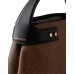 BORBONESE BORSA A MANO ARMOR MEDIUM IN LEATHER OP. NATURAL/BLACK 