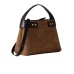 BORBONESE BORSA ARMOR A MANO MEDIUM DI CAMOSCIO OP 
