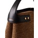 BORBONESE BORSA ARMOR A MANO MEDIUM DI CAMOSCIO OP 