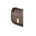 BORBONESE BORSA HOBO A SPALLA SMALL IN NYLON OP NATURAL/BLACK CON TRACOLLA IN NASTRO REGOLABILE ESTRAIBILE