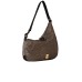 BORBONESE BORSA CROSS OVER MEDIUM A SPALLA IN NYLON OP NATURAL/BLACK 