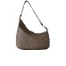 BORBONESE BORSA CROSS OVER MEDIUM A SPALLA IN NYLON OP NATURAL/BLACK 
