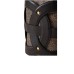 BORBONESE BORSA A SECCHIELLO MEDIUM IN NYLON OP NATURAL BLACK ESTRAIBILE CON INSERTI IN LEATHER BLACK
