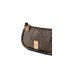 BORBONESE MINI BORSA A TRACOLLA IN NYLON OP NATURAL/BLACK CON DETTAGLI IN LEATHER BLACK
