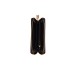 BORBONESE PORTAFOGLIO ZIP AROUND CON STAMPA OP NATURAL/BLACK IN LEATHER